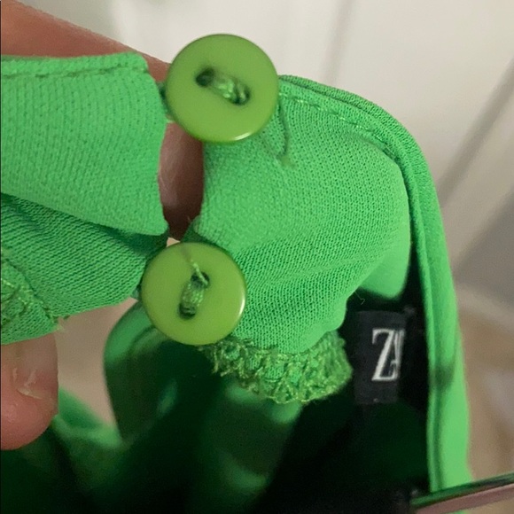 Zara emerald green halter dress - Picture 9 of 13